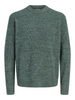 Jack&Jones maglia girocollo uomo misto lana verde melange
