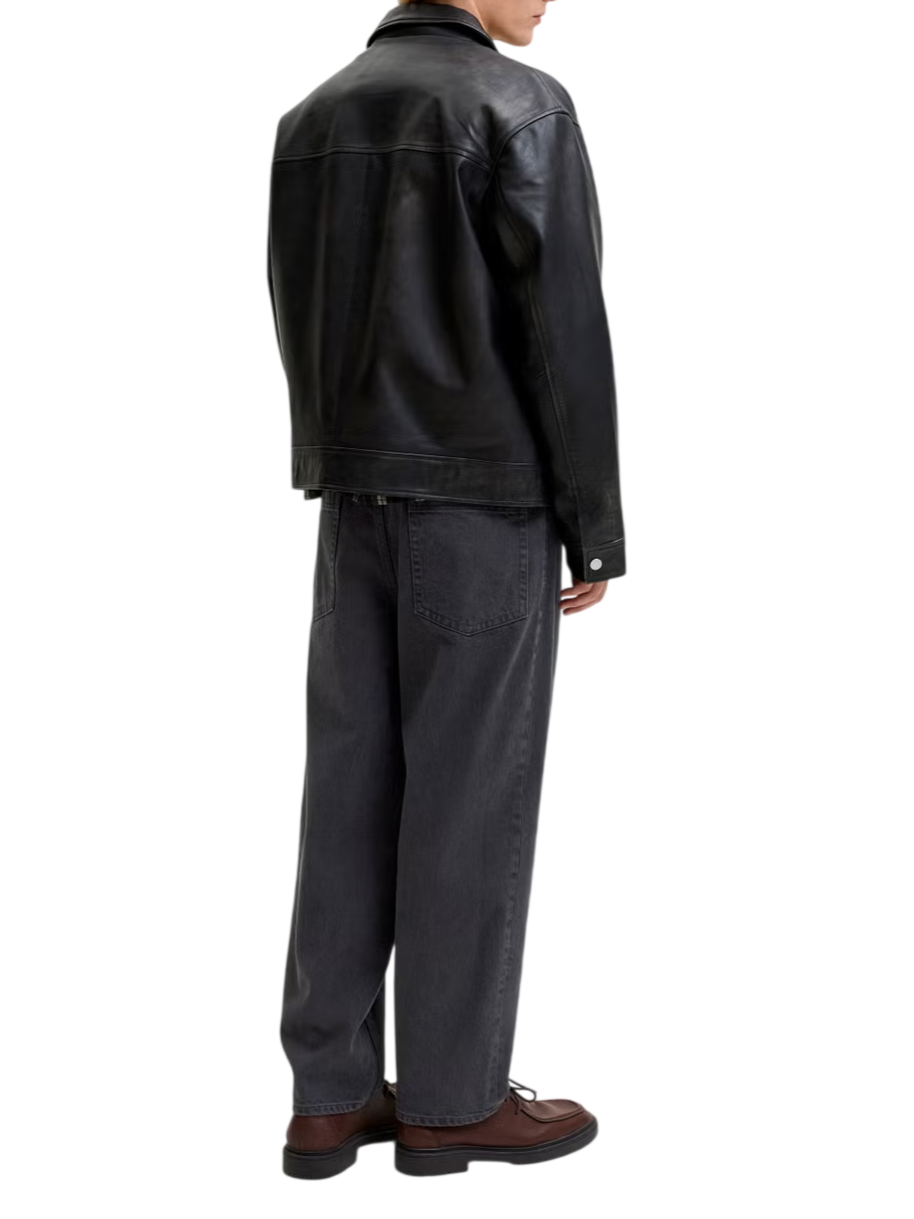 Jack&Jones jeans uomo barrel fit lavaggio nero 12303260 AT643 JACK&JONES 