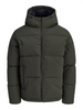 Jack&Jones piumino uomo trapuntato Galaxy con cappuccio verde