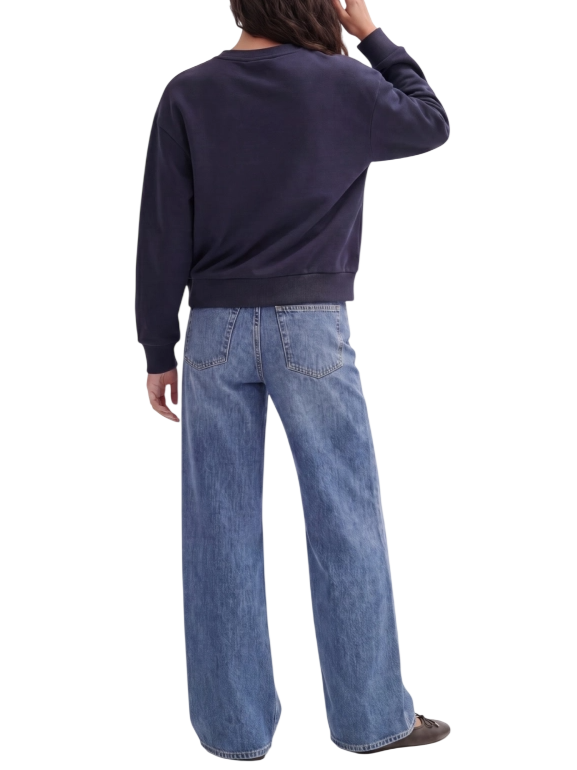 Jjxx felpa donna con stampa interno felpato blu 12260608 NIGHT SKY-VANCOUVER JJXX 