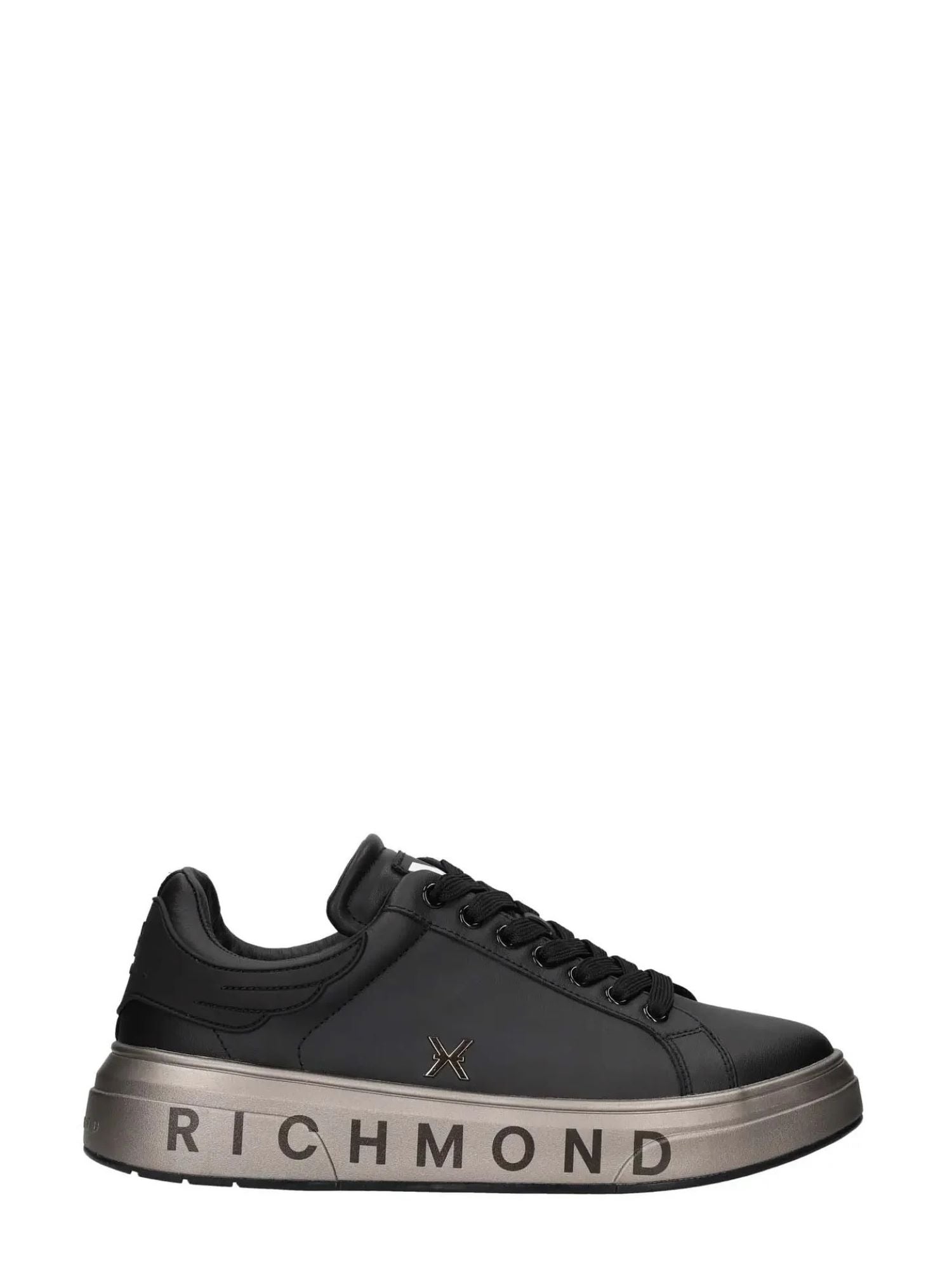 John Richmond sneakers uomo Action Leather in pelle nero 32403 F John RICHMOND 