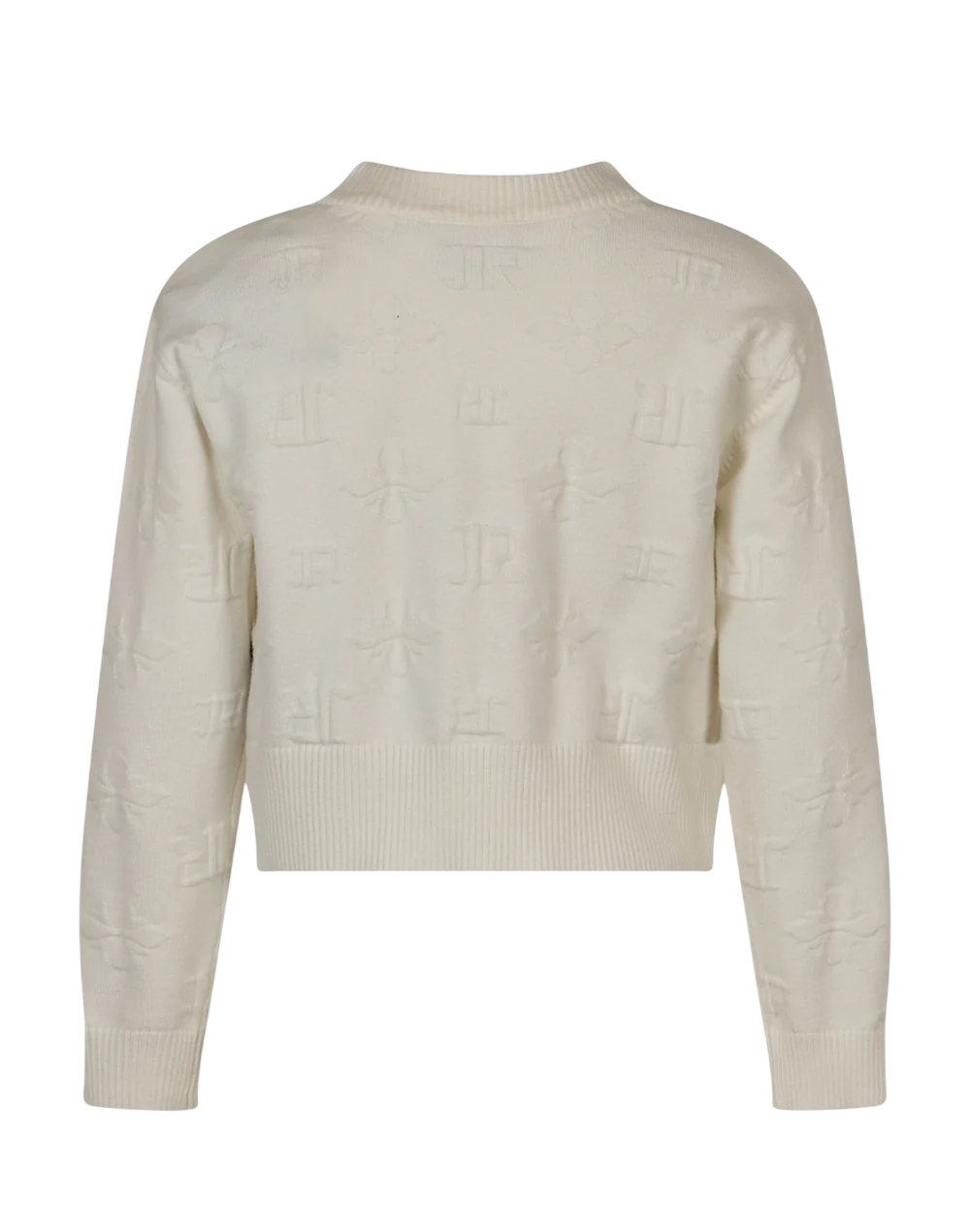 John Richmond maglia bambina Raumi con logo all over panna RGA26087MA CREAM John RICHMOND 