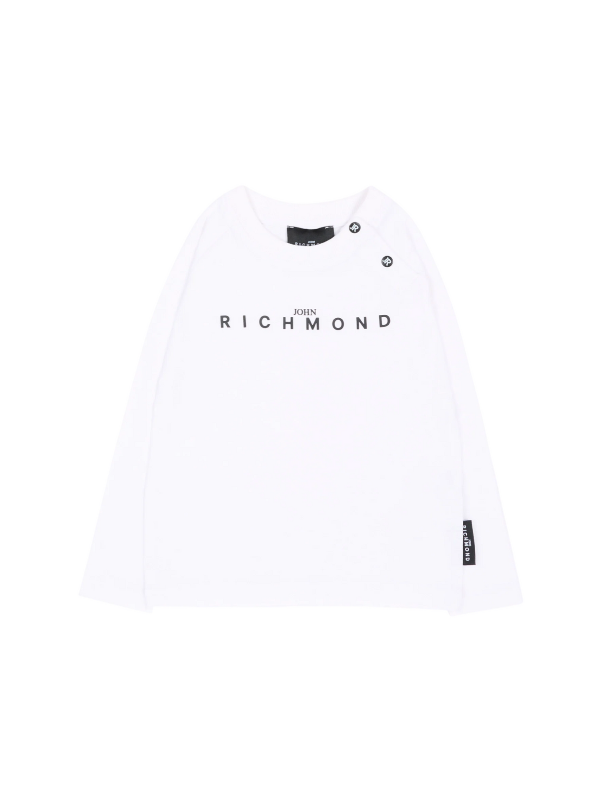 John Richmond T-shirt manica lunga neonato Singix bianco RIA26006TS WHITE John RICHMOND 