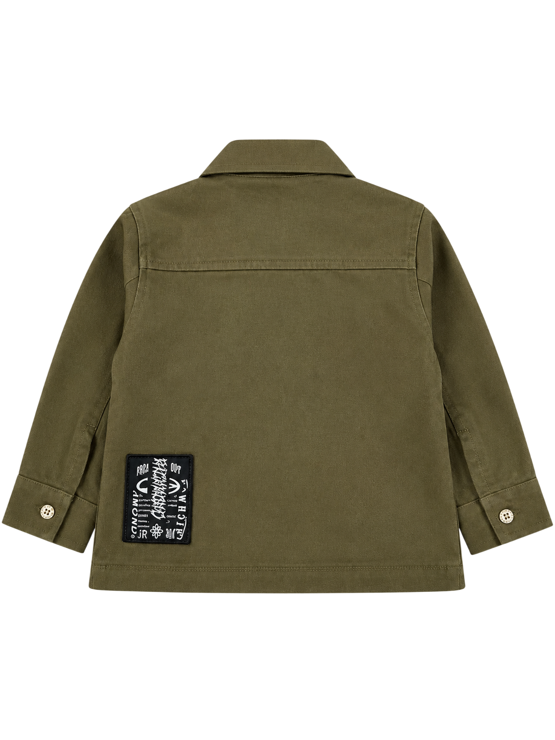 John Richmond camicia neonato con tasconi verde militare RIA26107CA GREEN MILITARY John RICHMOND 