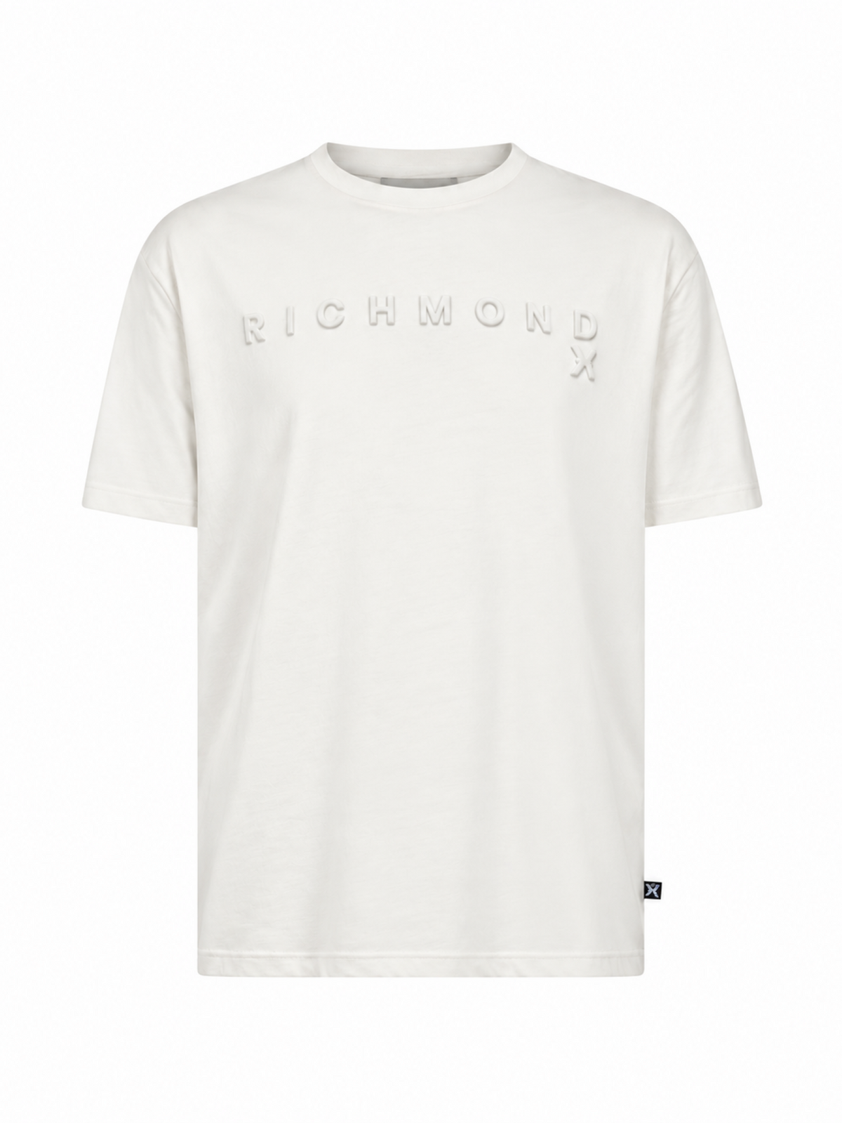 John Richmond T-shirt manica corta con logo Hiyer panna UMA26026TS OFF-WHITE John RICHMOND 