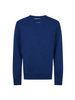 John Richmond felpa uomo Josa con ricamo logo blu