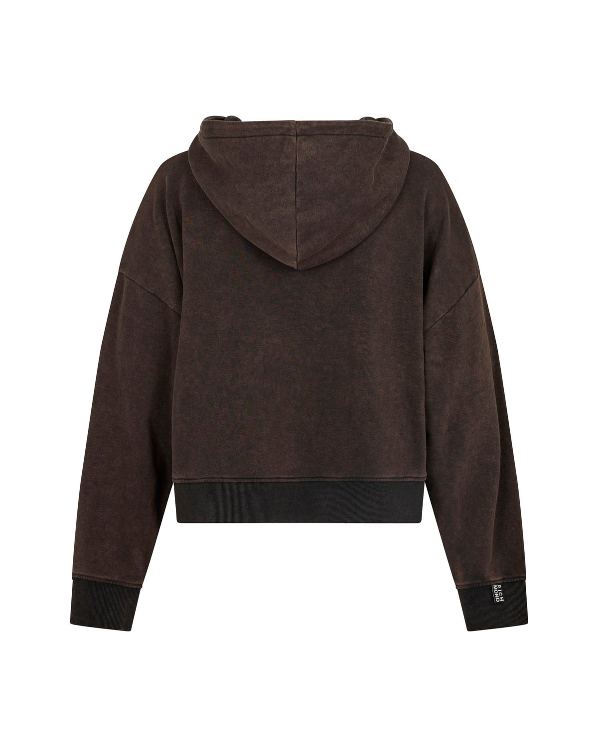 John Richmond felpa uomo con cappuccio effetto stonewashed marrone UMA26033FE COFFEE John RICHMOND 