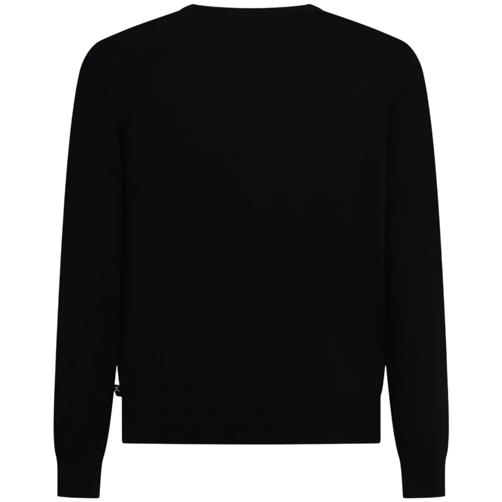 John Richmond cardigan uomo Mekliga misto viscosa nero UMA26060CD BLACK John RICHMOND 