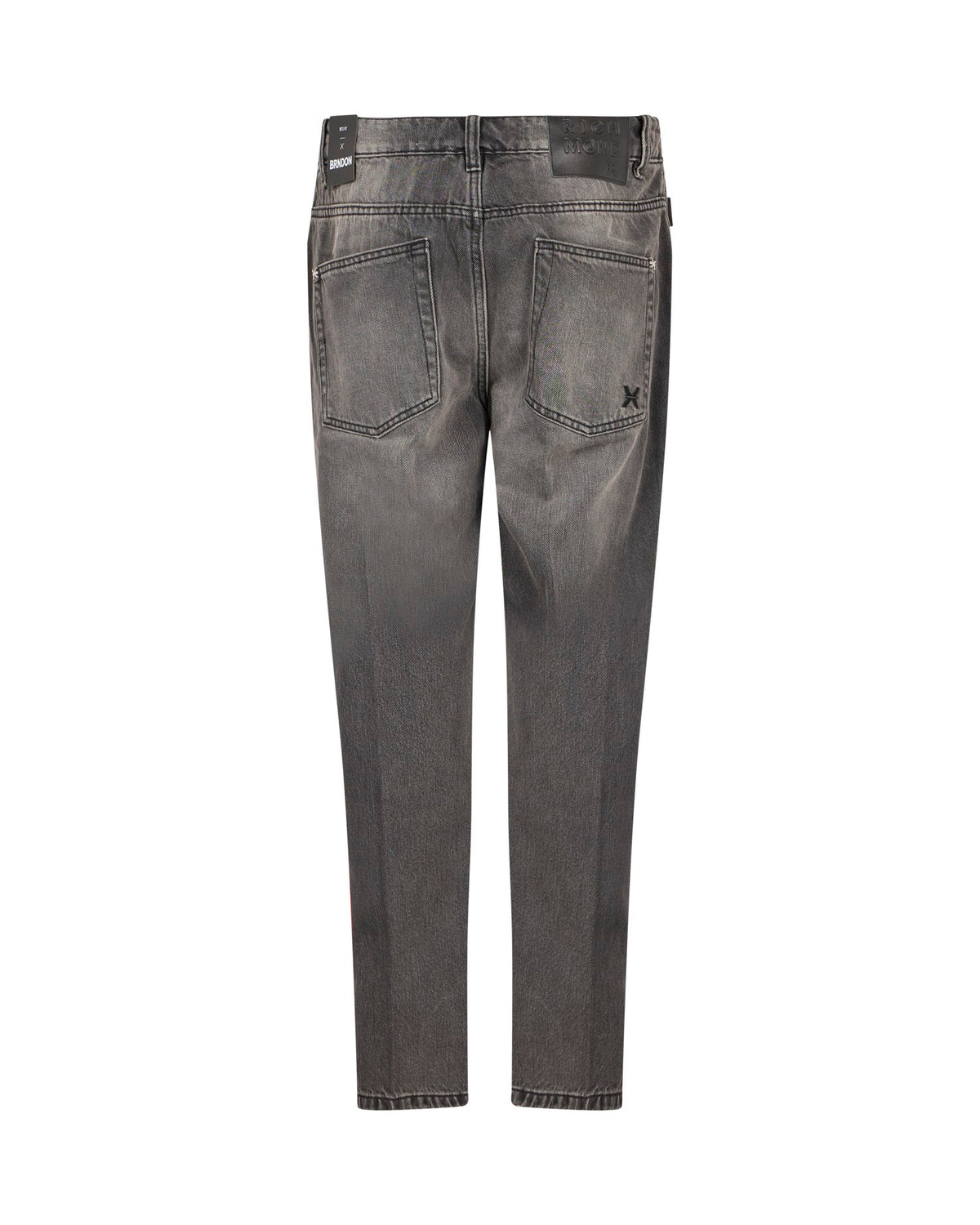 John Richmond jeans uomo Brandon stonewashed lavaggio grigio UMA26140JE DENIM BLACK MEDIUM John RICHMOND 