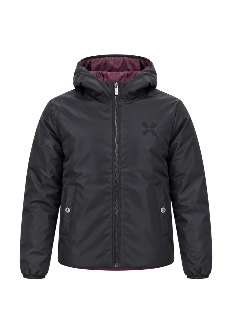 John Richmond giubbino imbottito uomo reversibile Buggia nero UMA26176GB BLACK John RICHMOND 