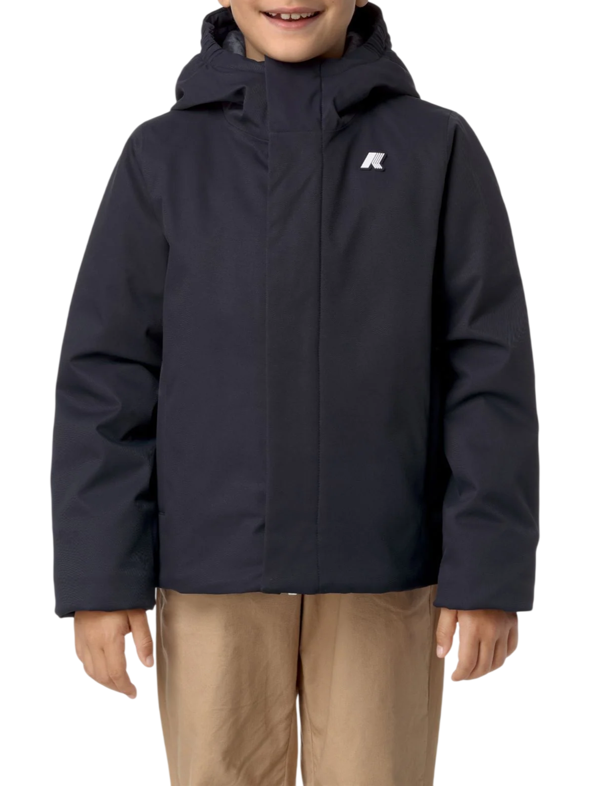 K-Way piumino bambino Jacko con cappuccio blu K1128FW AL9 K-WAY 