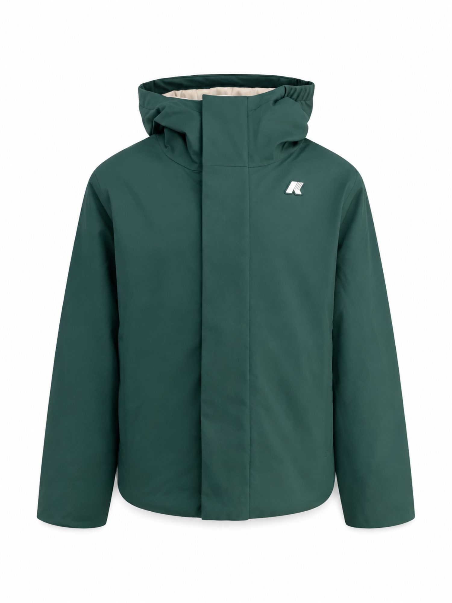 K-Way piumino bambino Jacko con cappuccio verde scuro K1128FW DAA K-WAY 