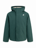 K-Way piumino bambino Jacko con cappuccio verde scuro