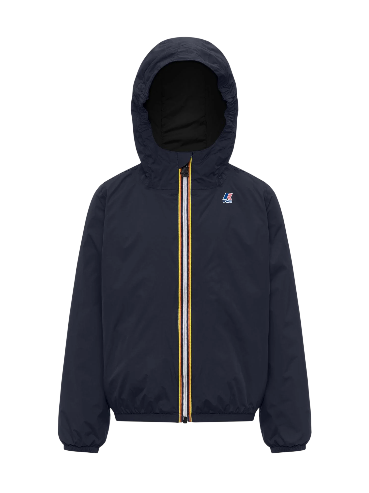K-Way piumino unisex bambino Claude Le Vrai con cappuccio blu K7141FW K89 K-WAY 