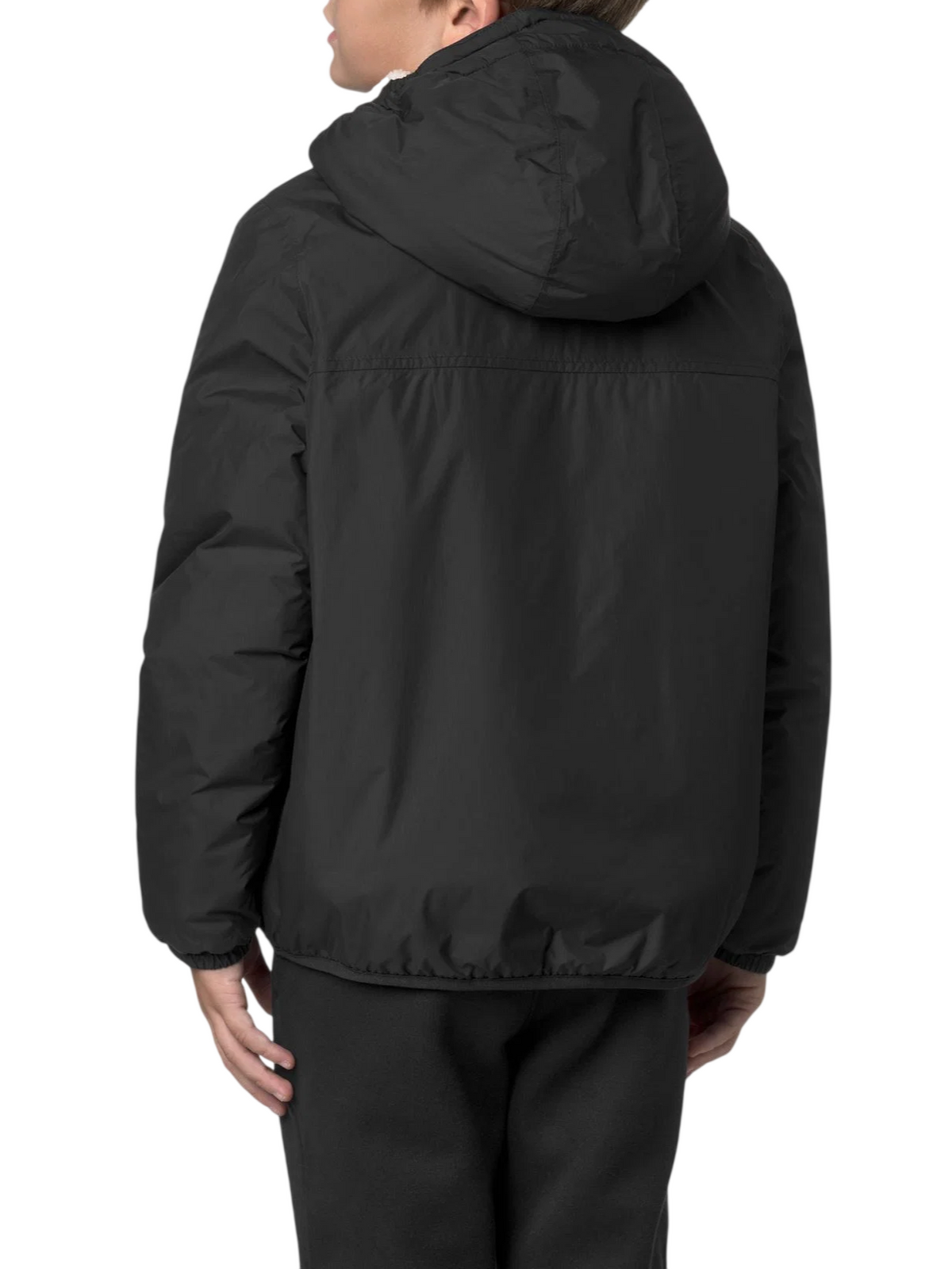 K-way piumino Le Vrai bambino con cappuccio nero K7142TW USY K-WAY 