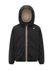 K-way piumino Le Vrai bambino con cappuccio nero