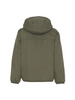 K-Way piumino unisex bambino Le Vrai Claude con cappuccio verde militare