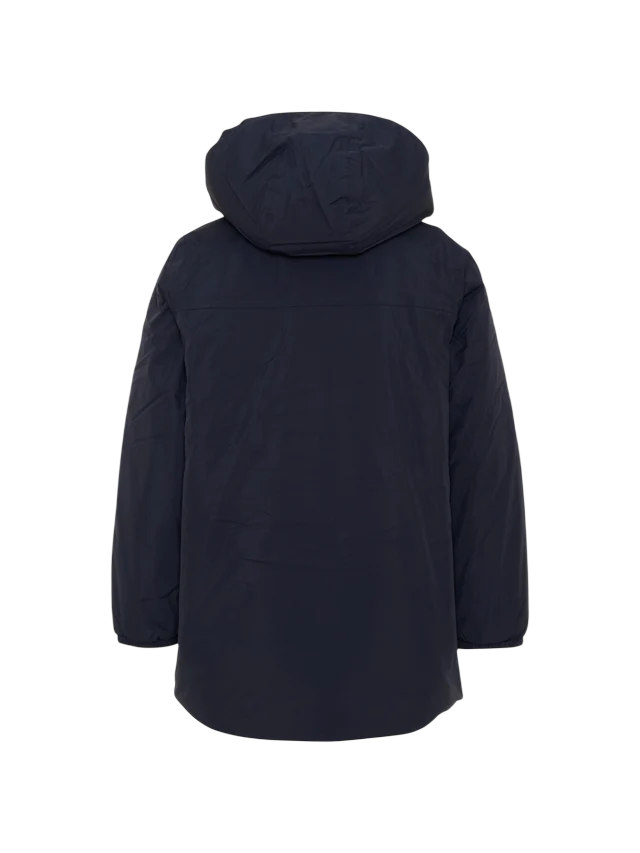 K-Way piumino lungo bambino Le Vrai Eiffel con cappuccio blu K7142UW K89 K-WAY 