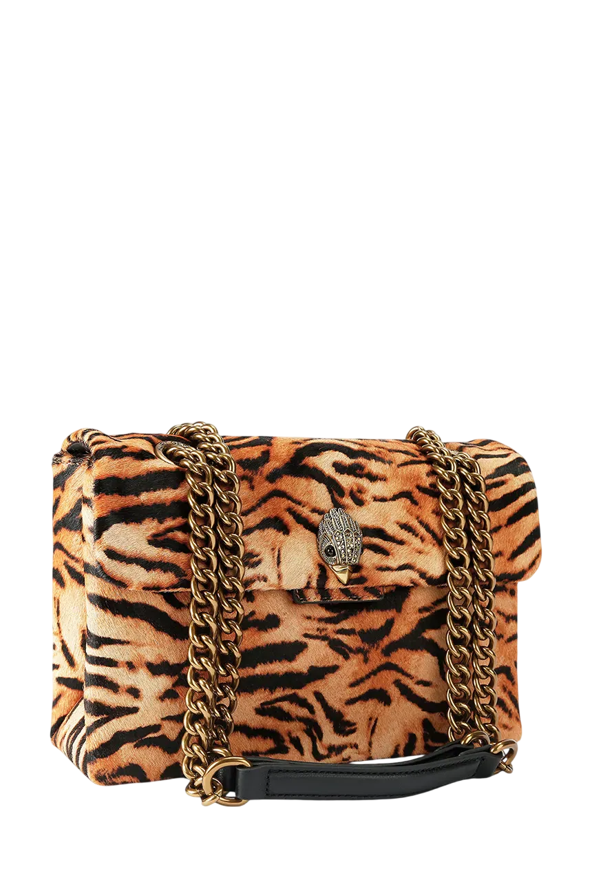 Kurt Geiger borsa a spalla donna in cavallino animalier beige nero 5021546189 CAMEL KURT GEIGER 