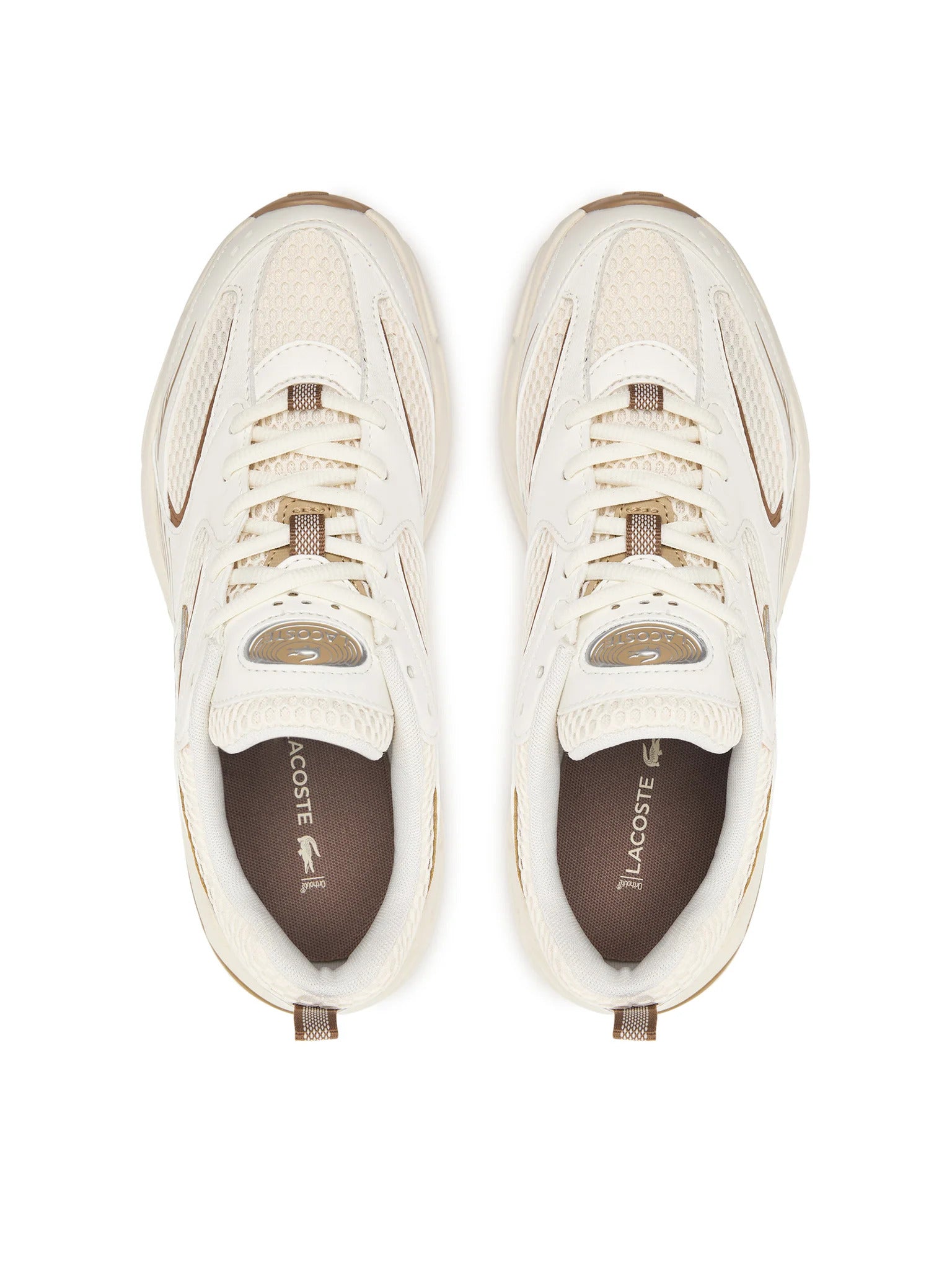 Lacoste sneakers donna Storm 96 in mesh ed ecopelle panna 752SFA0027 2R2 LACOSTE 