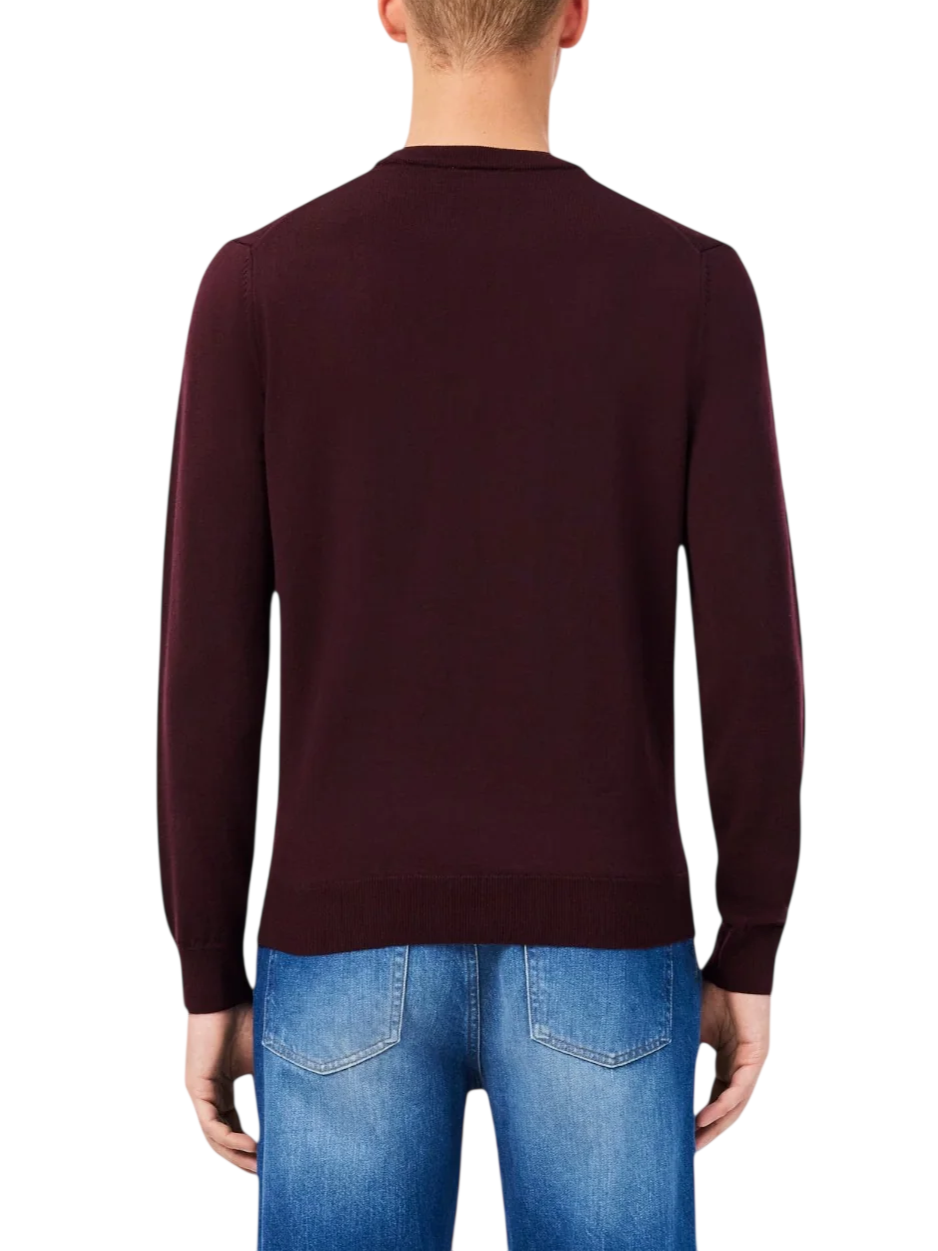 Lacoste maglia uomo in lana borgogna AH1969 3KE LACOSTE 