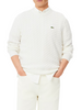 Lacoste maglia uomo con trecce misto cotone panna