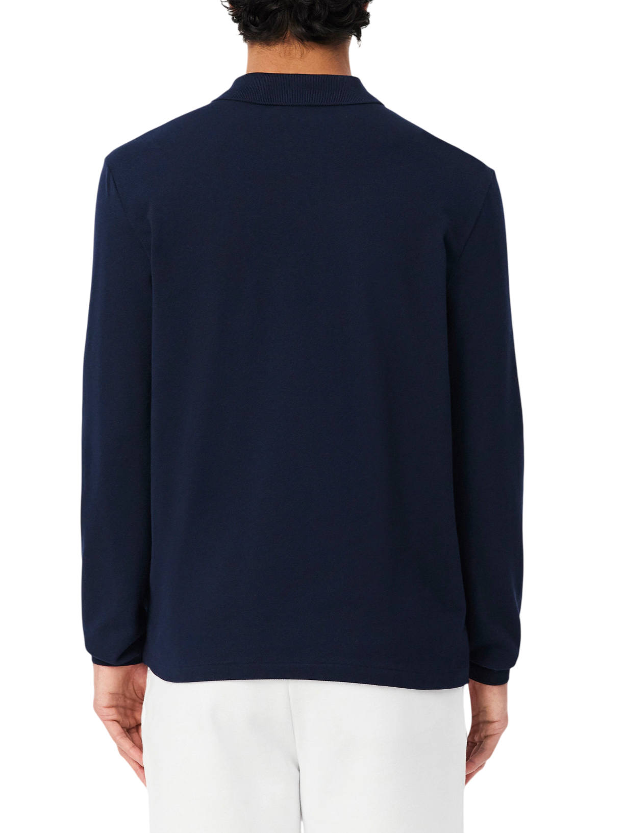 Lacoste polo manica lunga 12.12  in piquè blu L1312 166 LACOSTE 