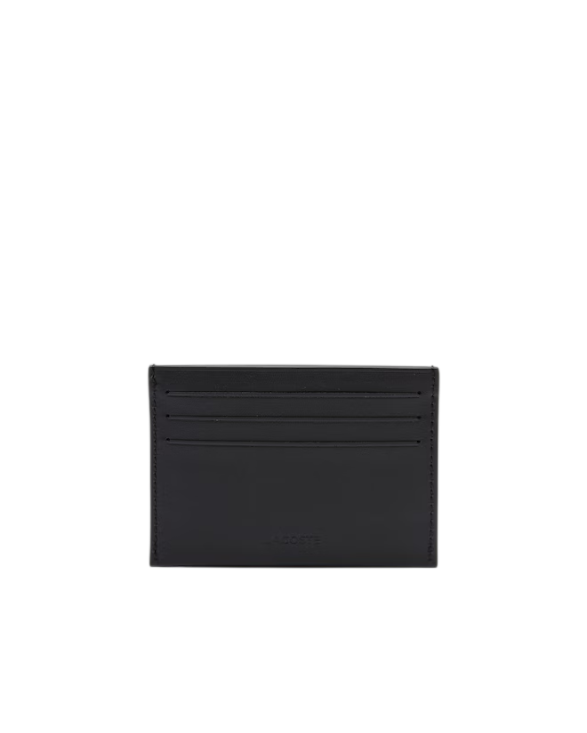 Lacoste portacarte uomo in pelle nero NH1346 000 LACOSTE 