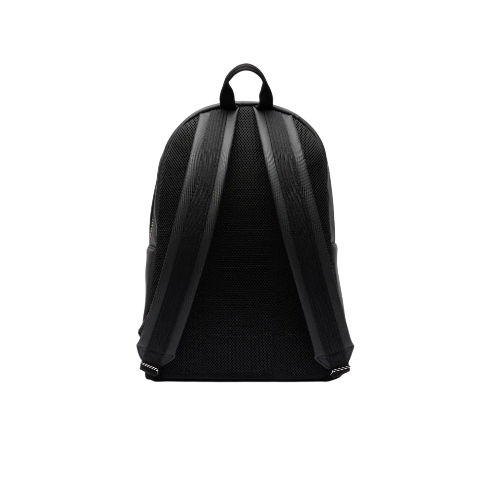 Lacoste zaino uomo con tasca tela piquè nero NH4430 000 LACOSTE 