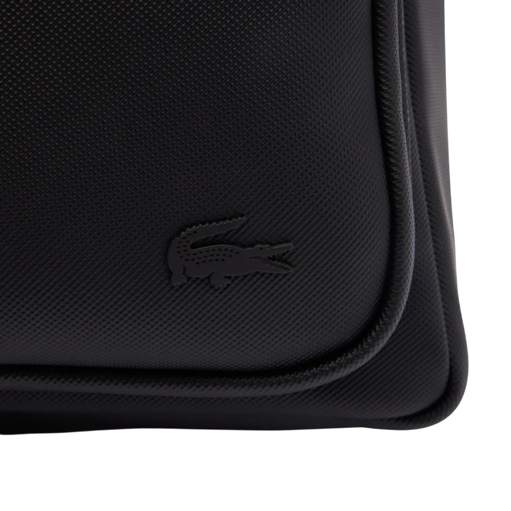 Lacoste zaino uomo con tasca tela piquè nero NH4430 000 LACOSTE 