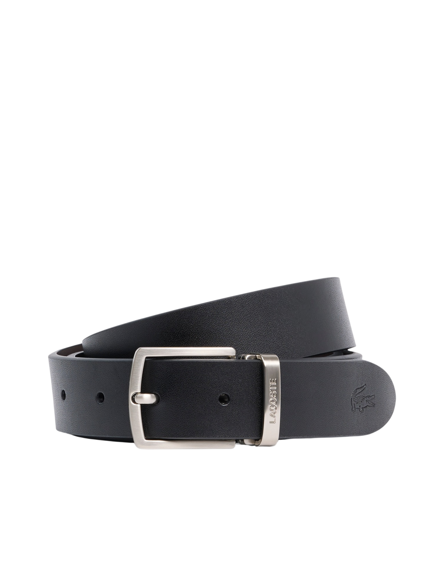 Lacoste cintura in pelle reversibile uomo nero marrone RC4060 371 LACOSTE 