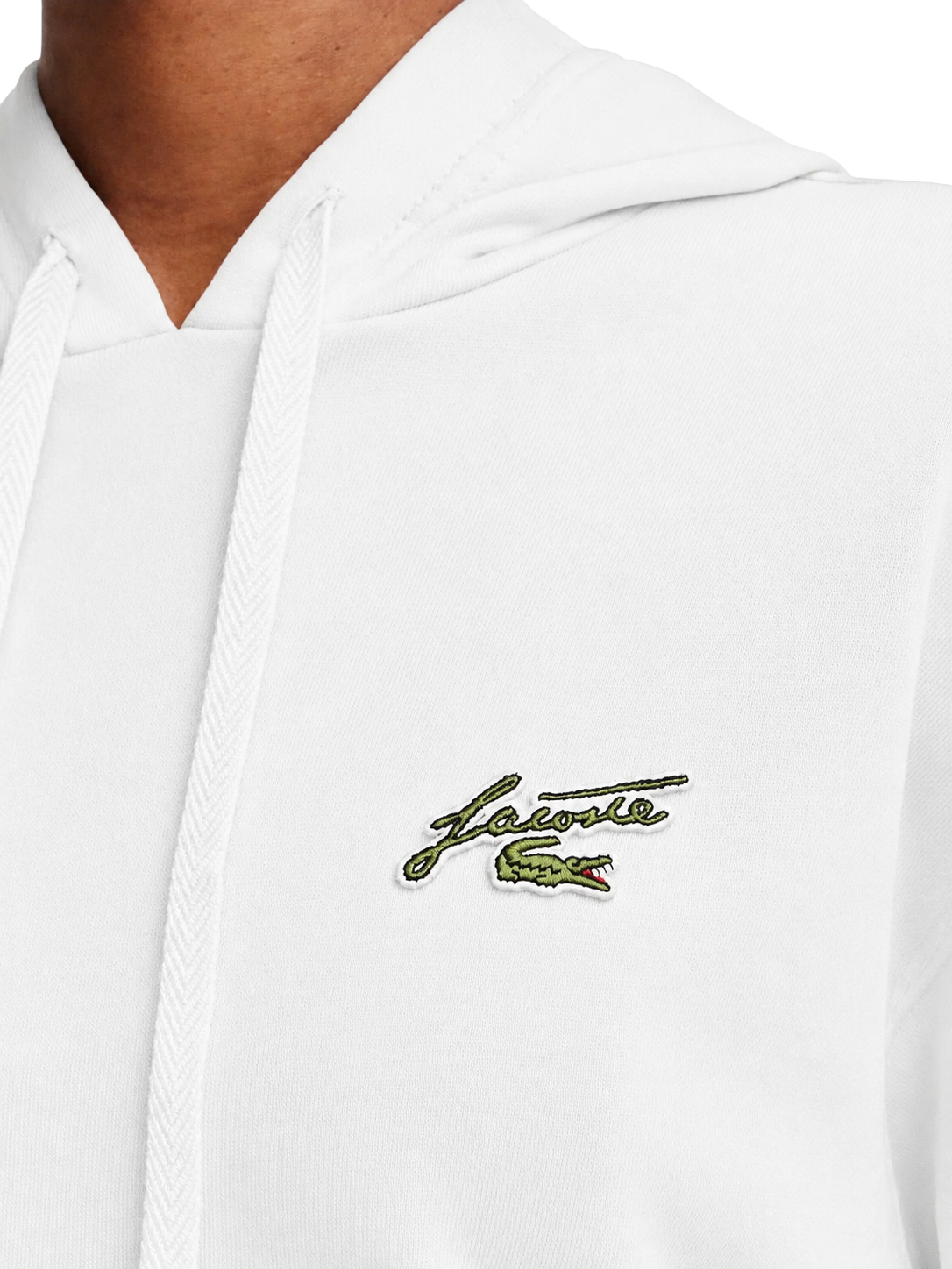 con cappuccio tessuto felpato non spazzolato SF8342 70V LACOSTE 