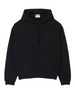 Lacoste felpa uomo con cappuccio in cotone nero