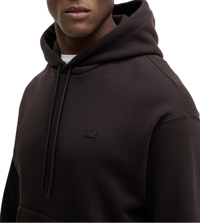 Lacoste felpa uomo con cappuccio in cotone bianco SH7741 DPD LACOSTE 