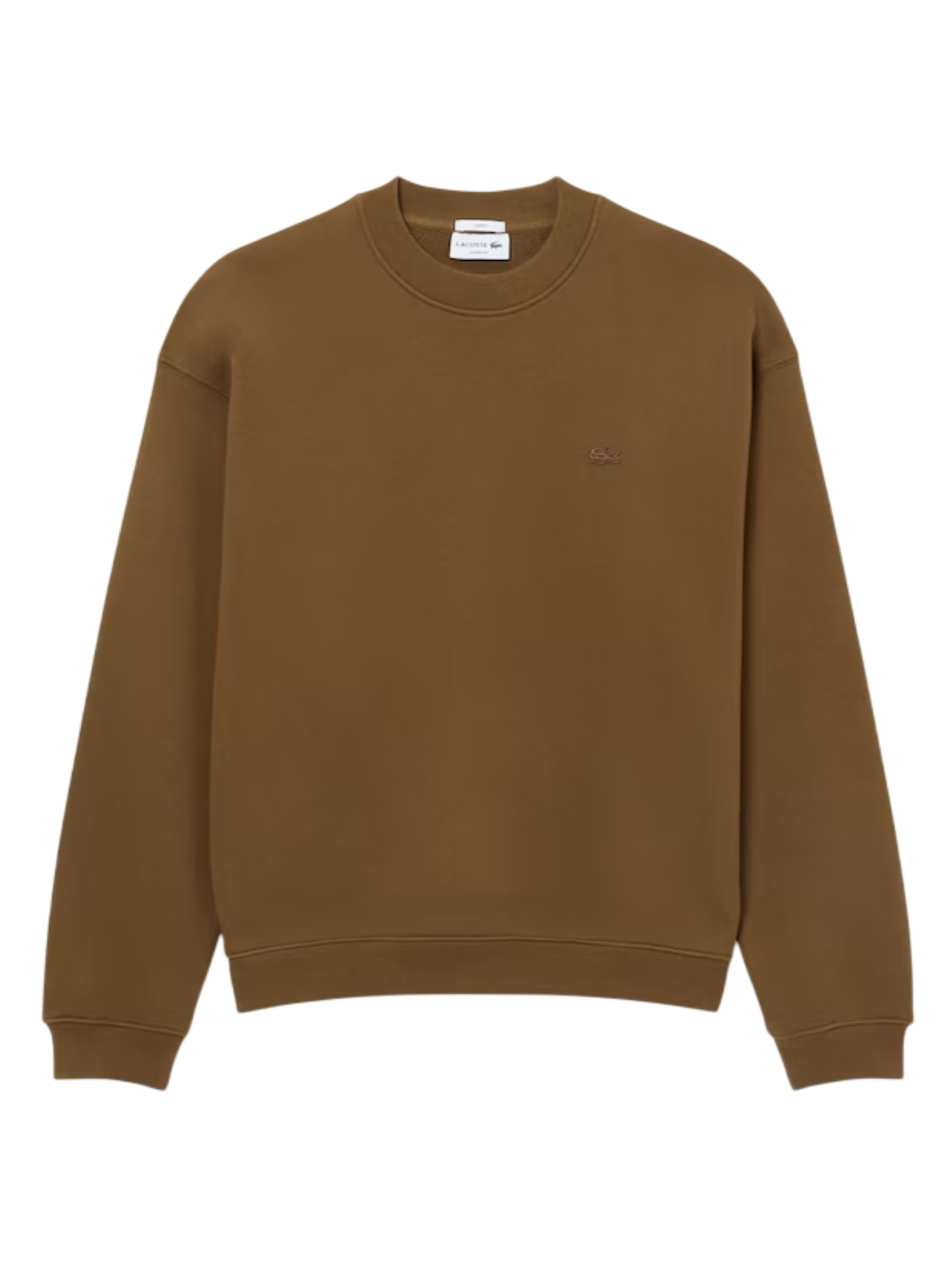 Lacoste felpa unisex oversize in caldo cotone marrone SH7745 DPD LACOSTE 