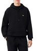 Lacoste felpa con cappuccio felpata uomo nero