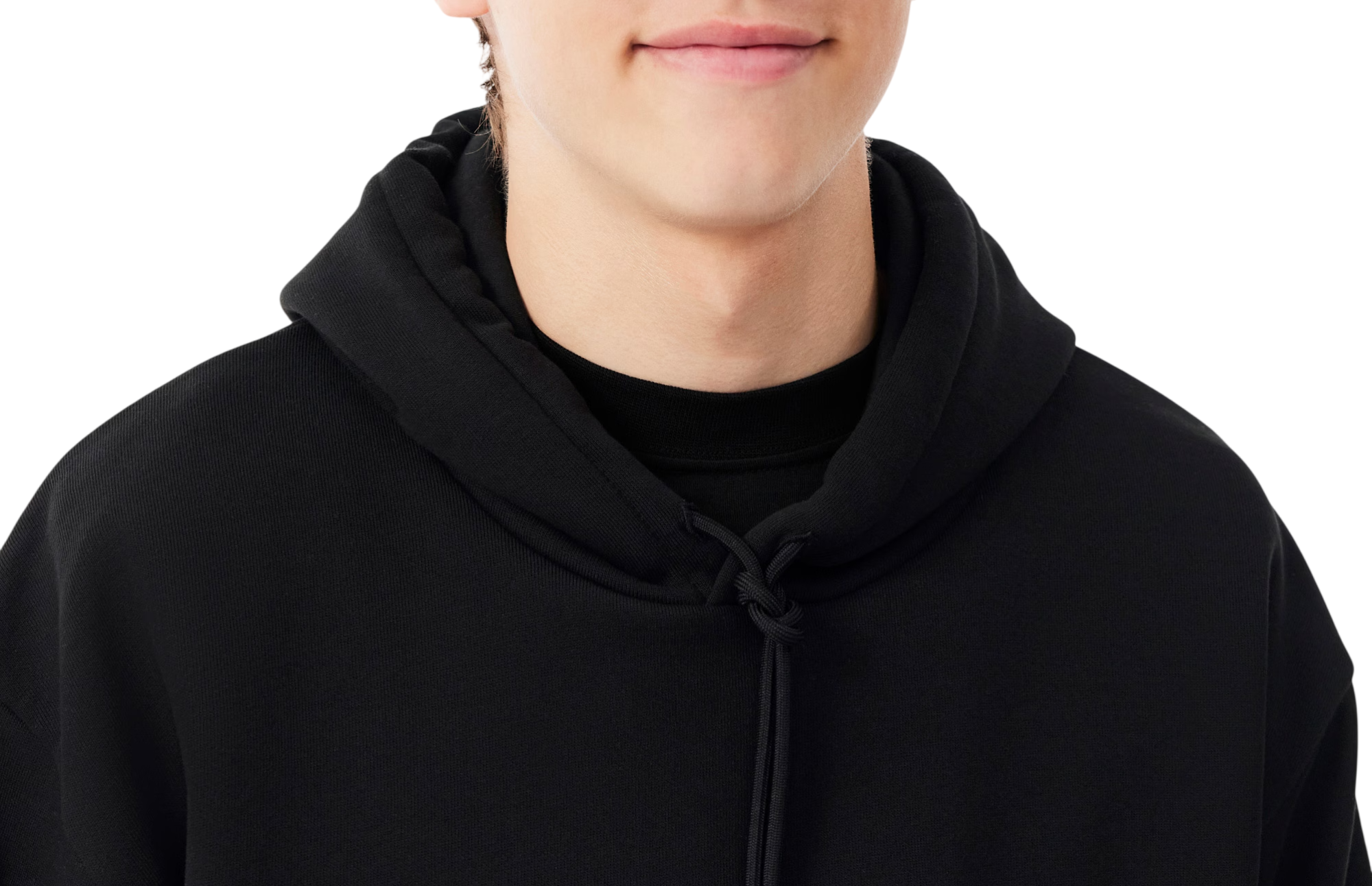 Lacoste felpa con cappuccio felpata uomo nero SH8863 031 LACOSTE 