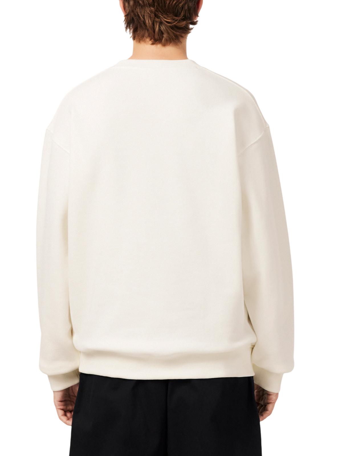 Lacoste felpa uomo con ricamo panna SH9785 70V LACOSTE 