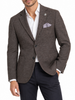 Le Braghe giacca blazer uomo monopetto marrone