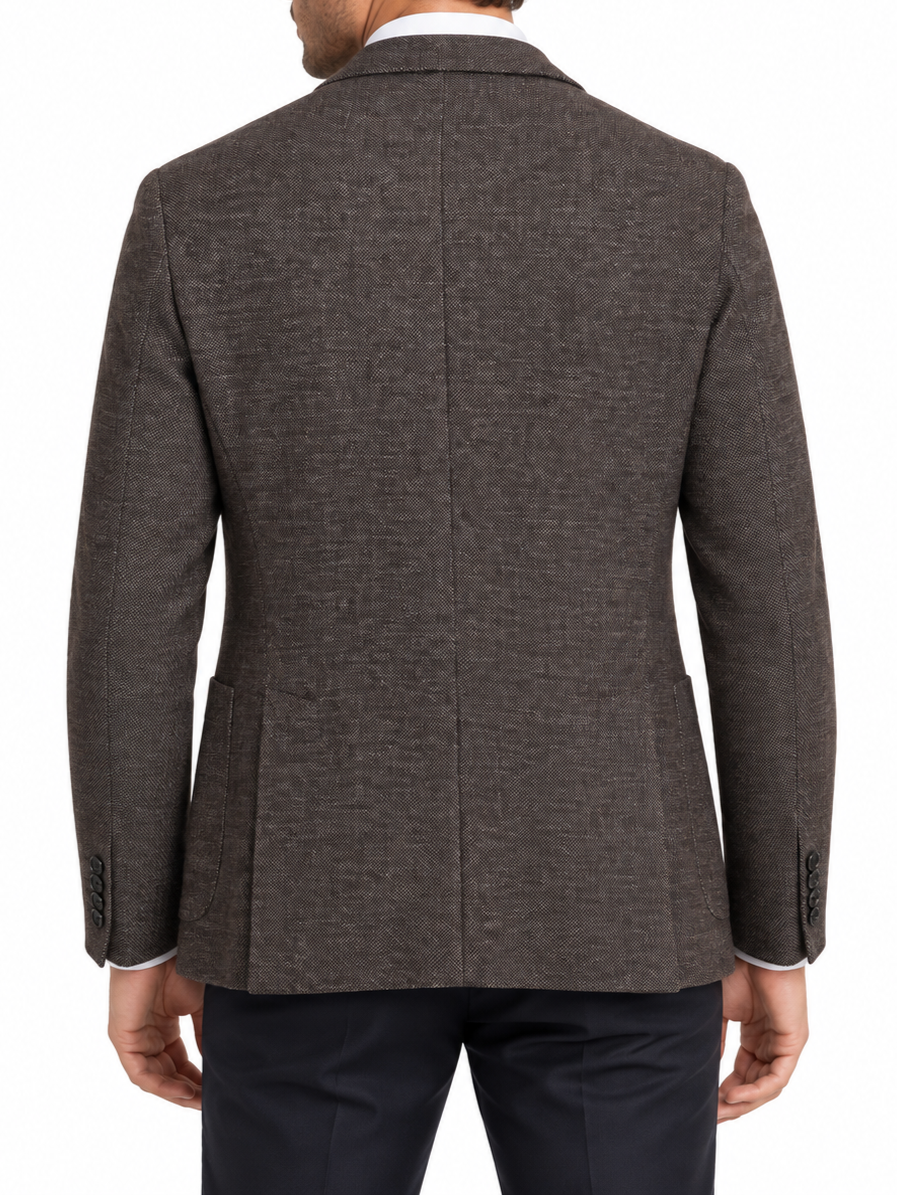 Le Braghe giacca blazer uomo monopetto marrone G525-2646 MORO Le Braghe 
