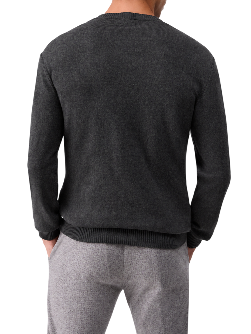 Liu Jo maglia uomo misto lana e cashmere grigio QF6145MA23P 02042 LIU JO 