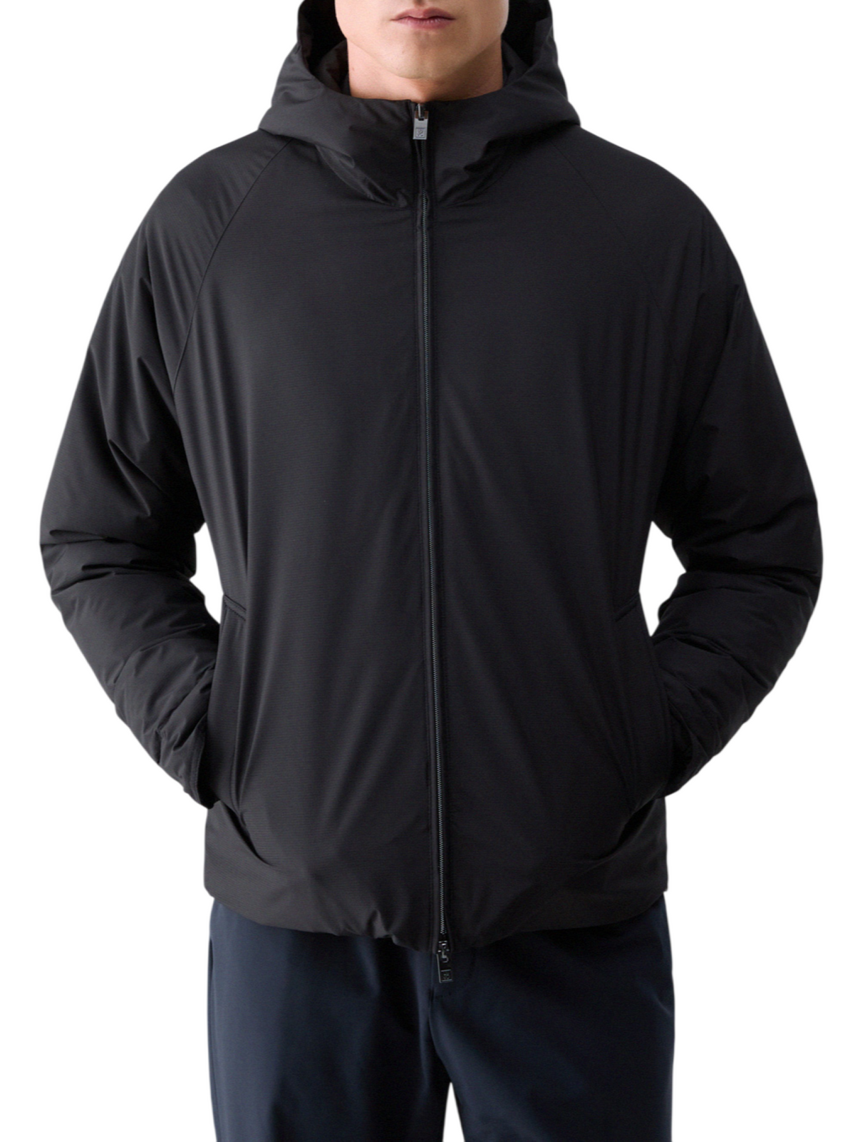 Liu Jo giubbino imbottito uomo con cappuccio nero QF6235T0383 22222 LIU JO 