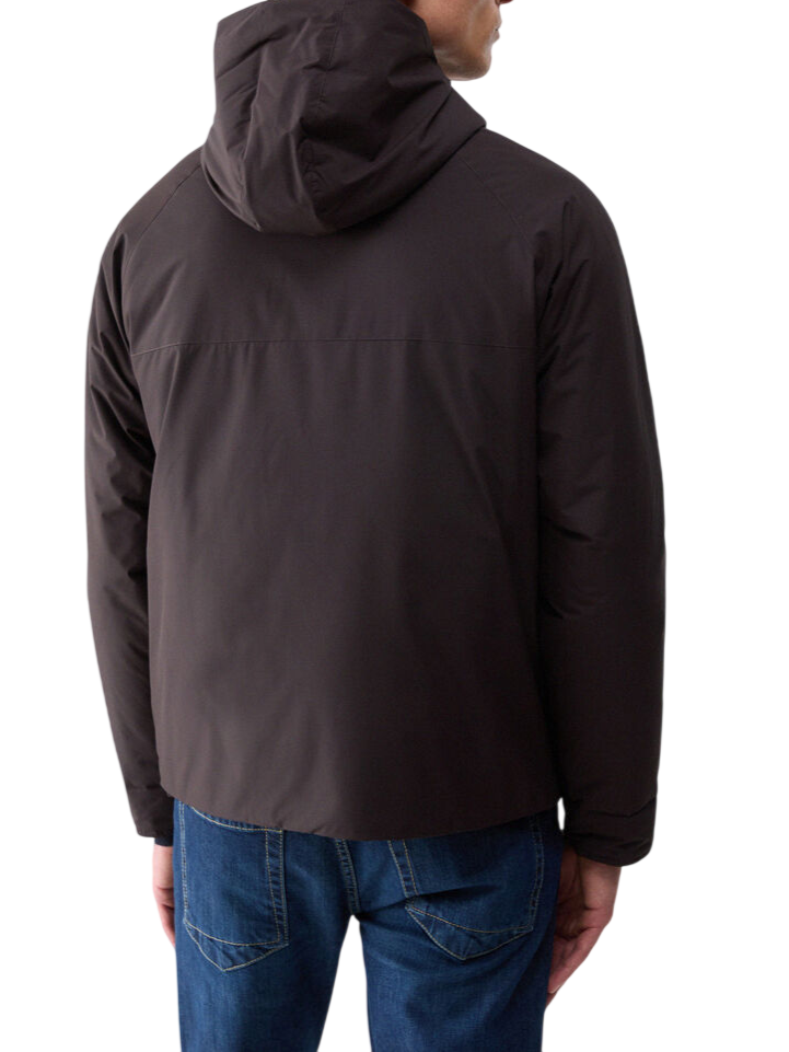 Liu Jo giubbino imbottito uomo con cappuccio marrone QF6235T0383 91106 LIU JO 