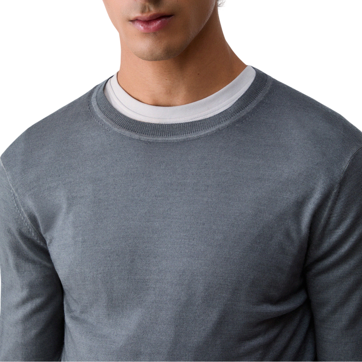 Liu Jo maglia uomo in lana extrafine grigio QXX139MA21P 93907 LIU JO 