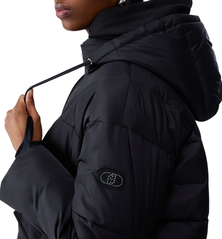 Liu Jo piumino donna con cappuccio nero TF6006TS62A 22222 LIU JO 