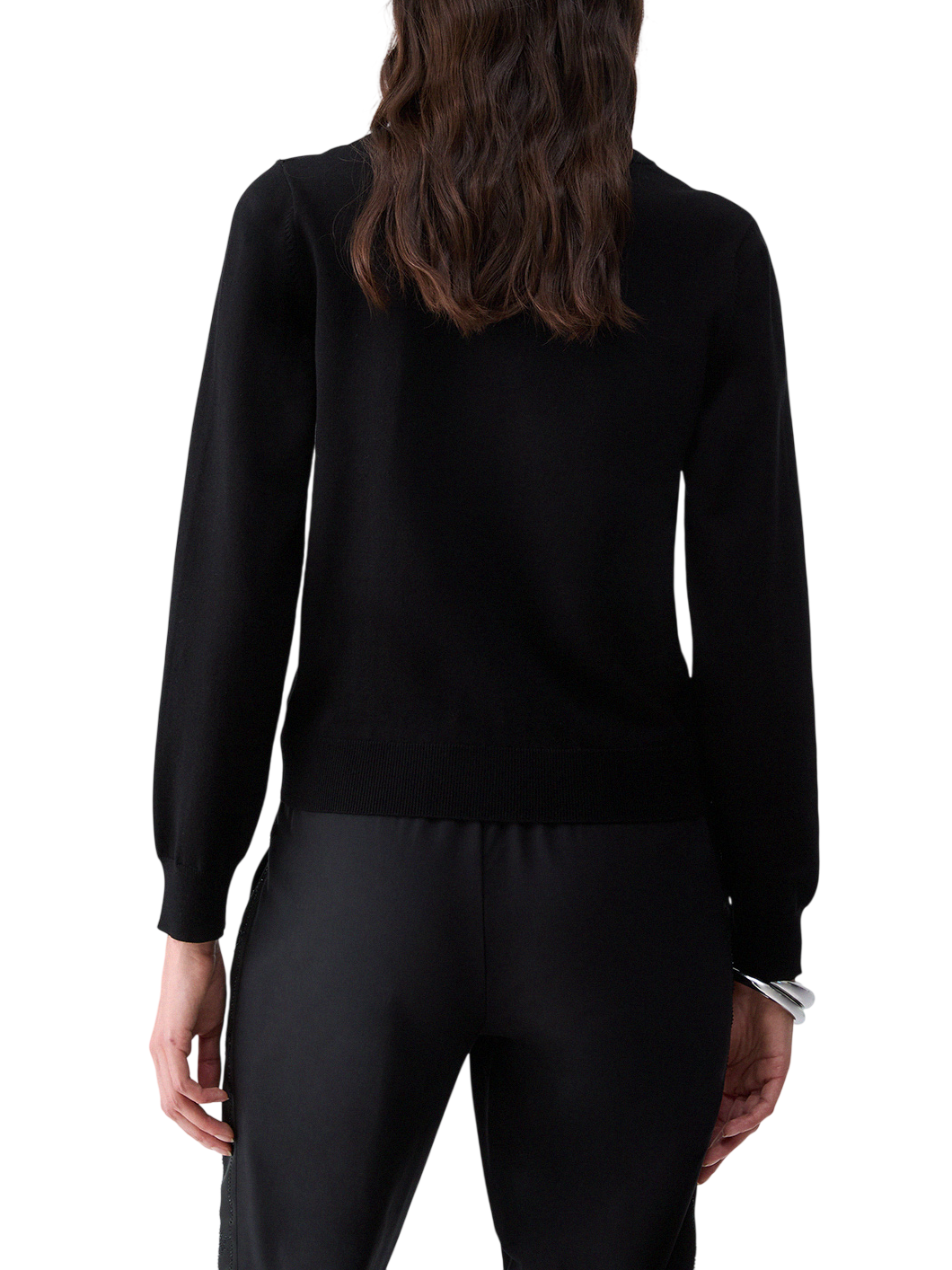 Liu Jo maglia donna con logo gioiello nero TF6261MS63L L9312 LIU JO 