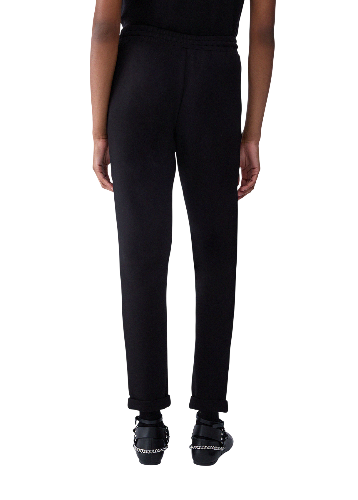 Liu Jo pantaloni joggers donna in scuba con logo gioiello nero TF6284J3958 22222 LIU JO 