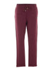 Liu Jo pantaloni joggers donna in scuba con logo gioiello borgogna