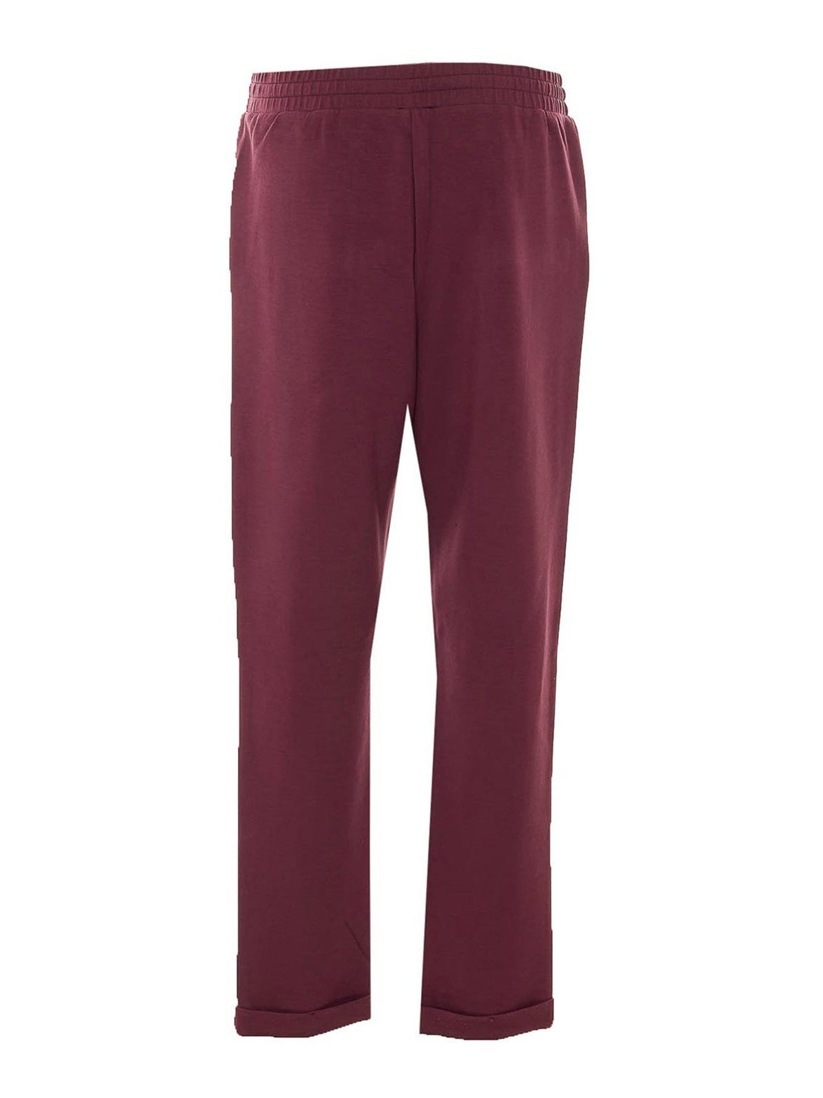 Liu Jo pantaloni joggers donna in scuba con logo gioiello borgogna TF6284J3958 91718 LIU JO 