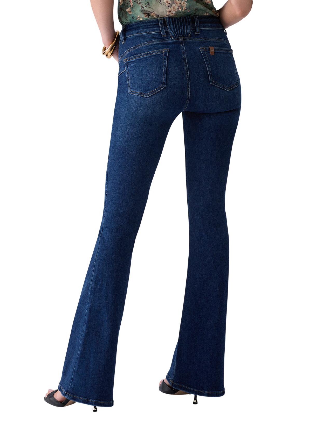 Liu Jo jeans a zampa donna Parfait lavaggio blu medio UF6058DS041 78349 LIU JO 